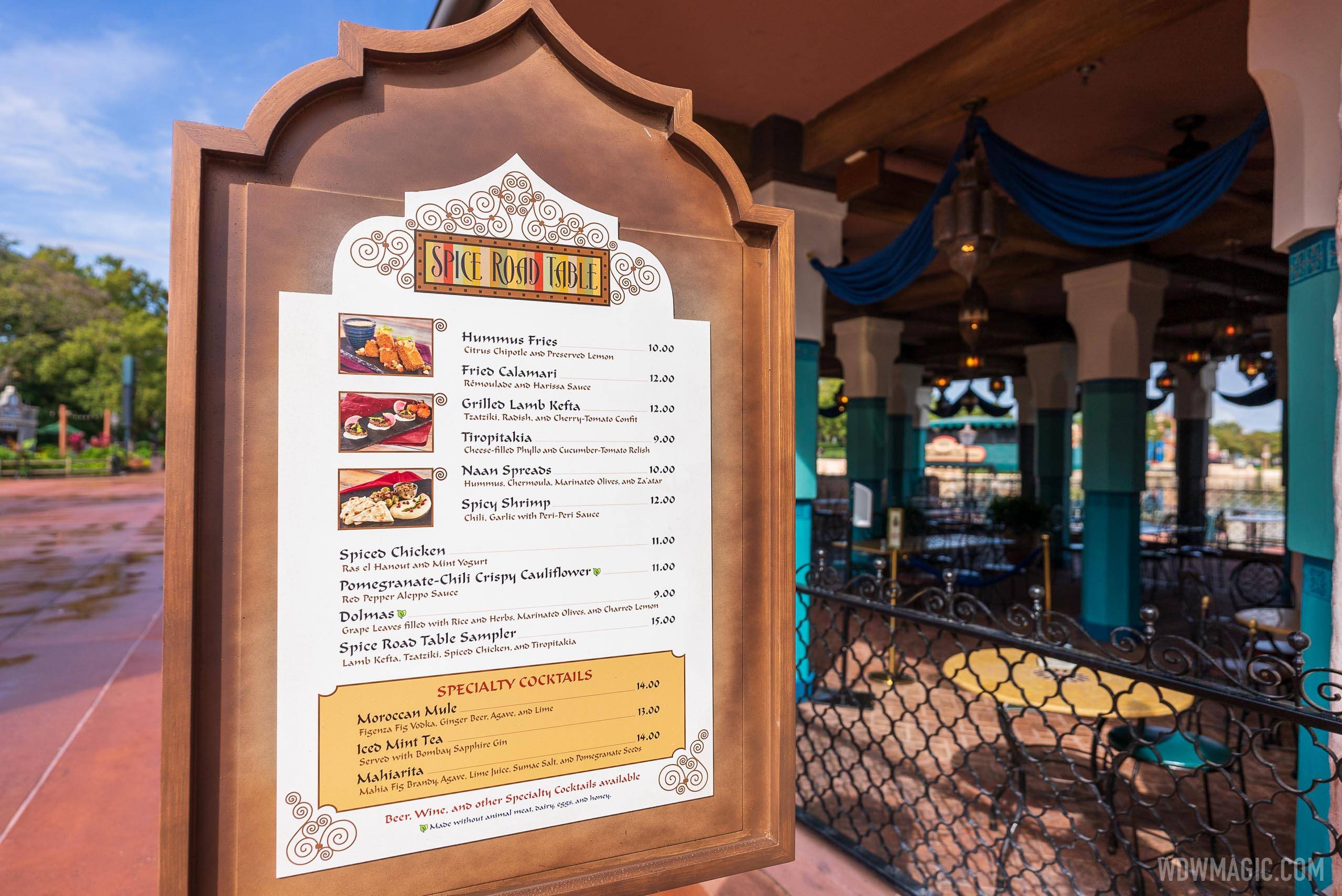 EPCOT's Spice Road Table halting reservations in early December