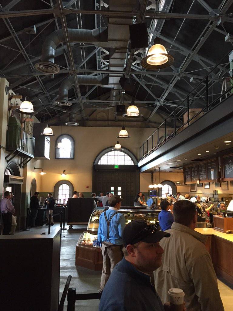 PHOTO - First look inside the new Trolley Car Cafe Starbucks at Disney's Hollywood Studios