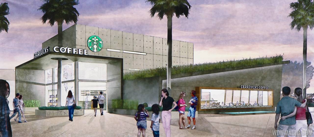 PHOTOS - Starbucks West Side concept art and construction pictures