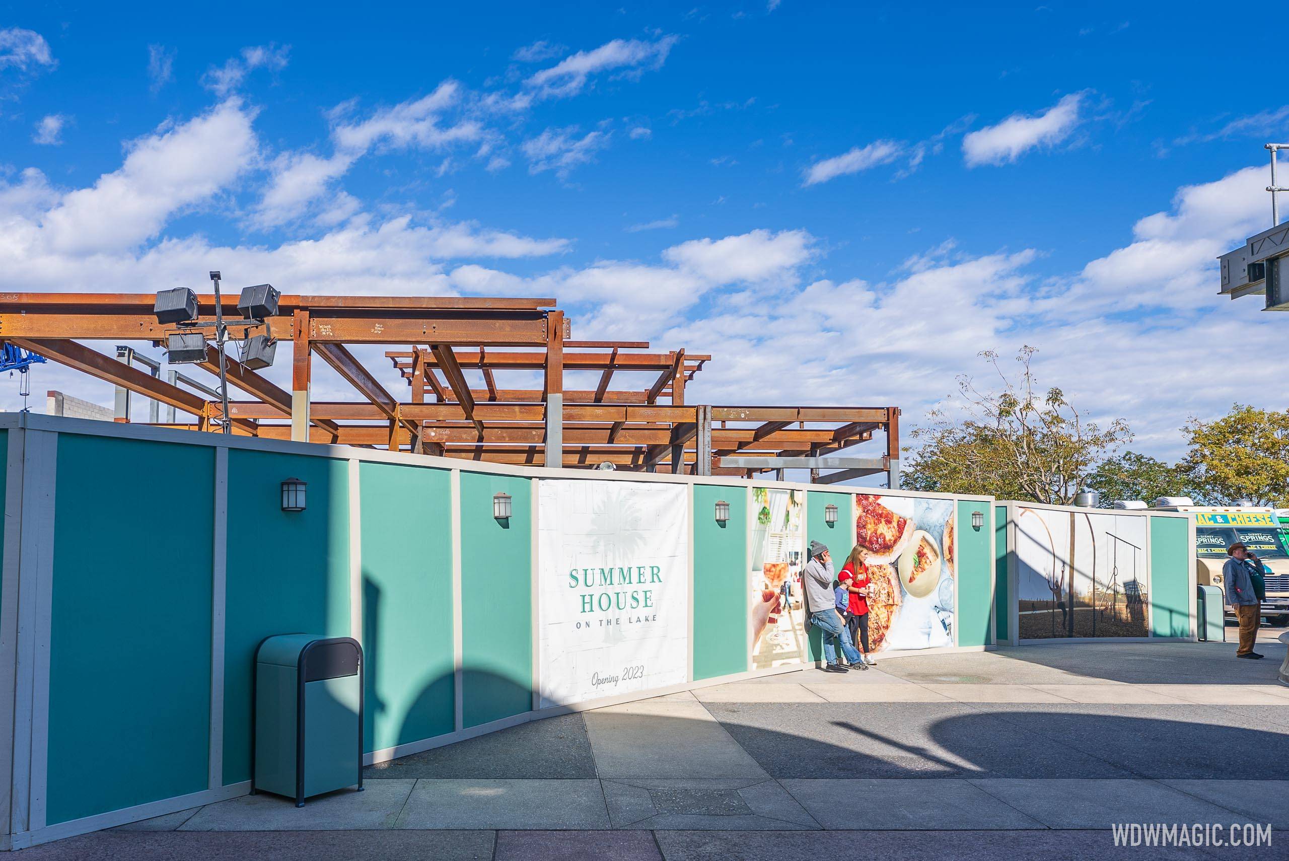 'Summer House on the Lake' construction update from Disney Springs