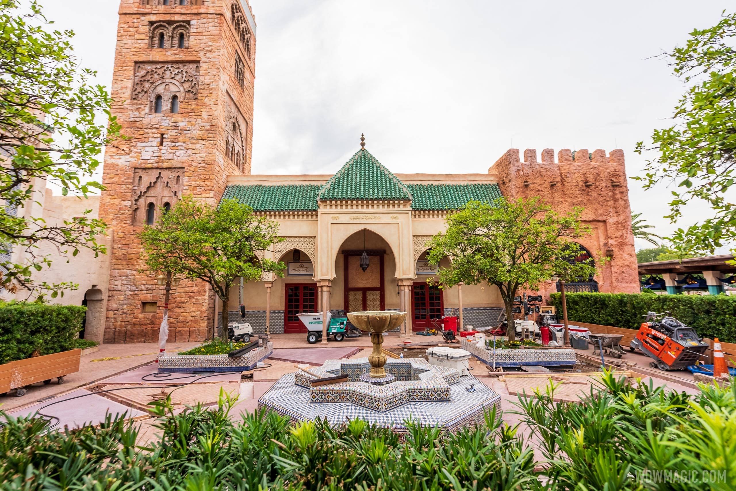 New look Morocco pavilion courtyard nears completion at EPCOT