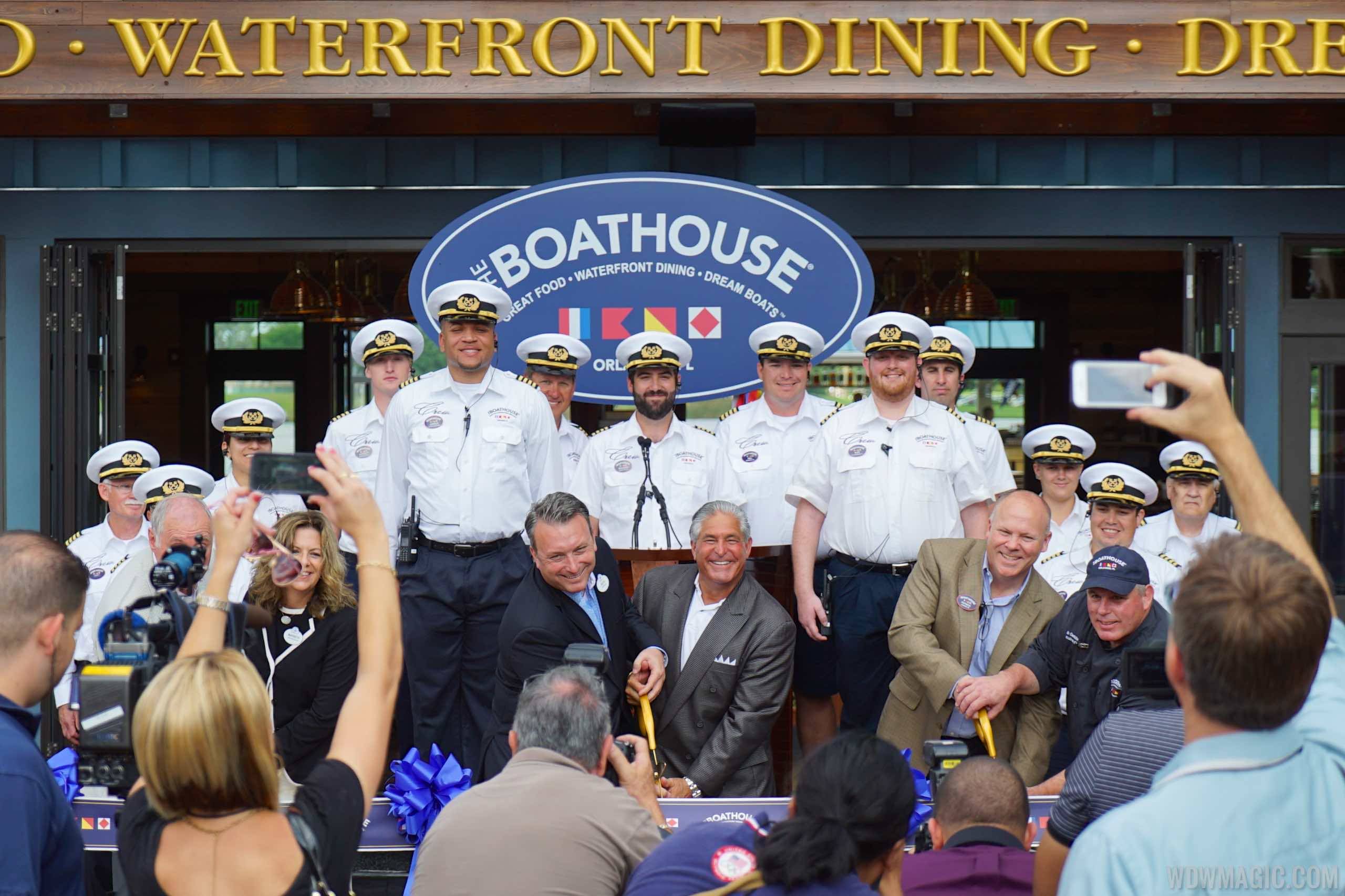 Keith Bradford at the The BOATHOUSE - Grand opening ribbon cutting
