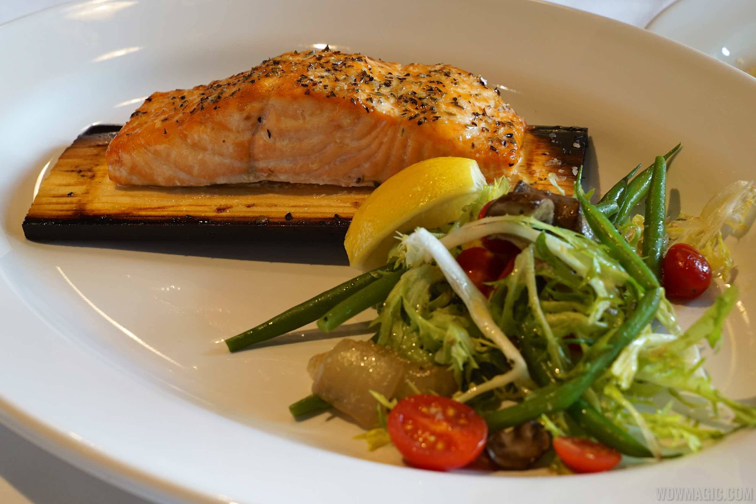 The BOATHOUSE Food - Cedar Plank Salmon