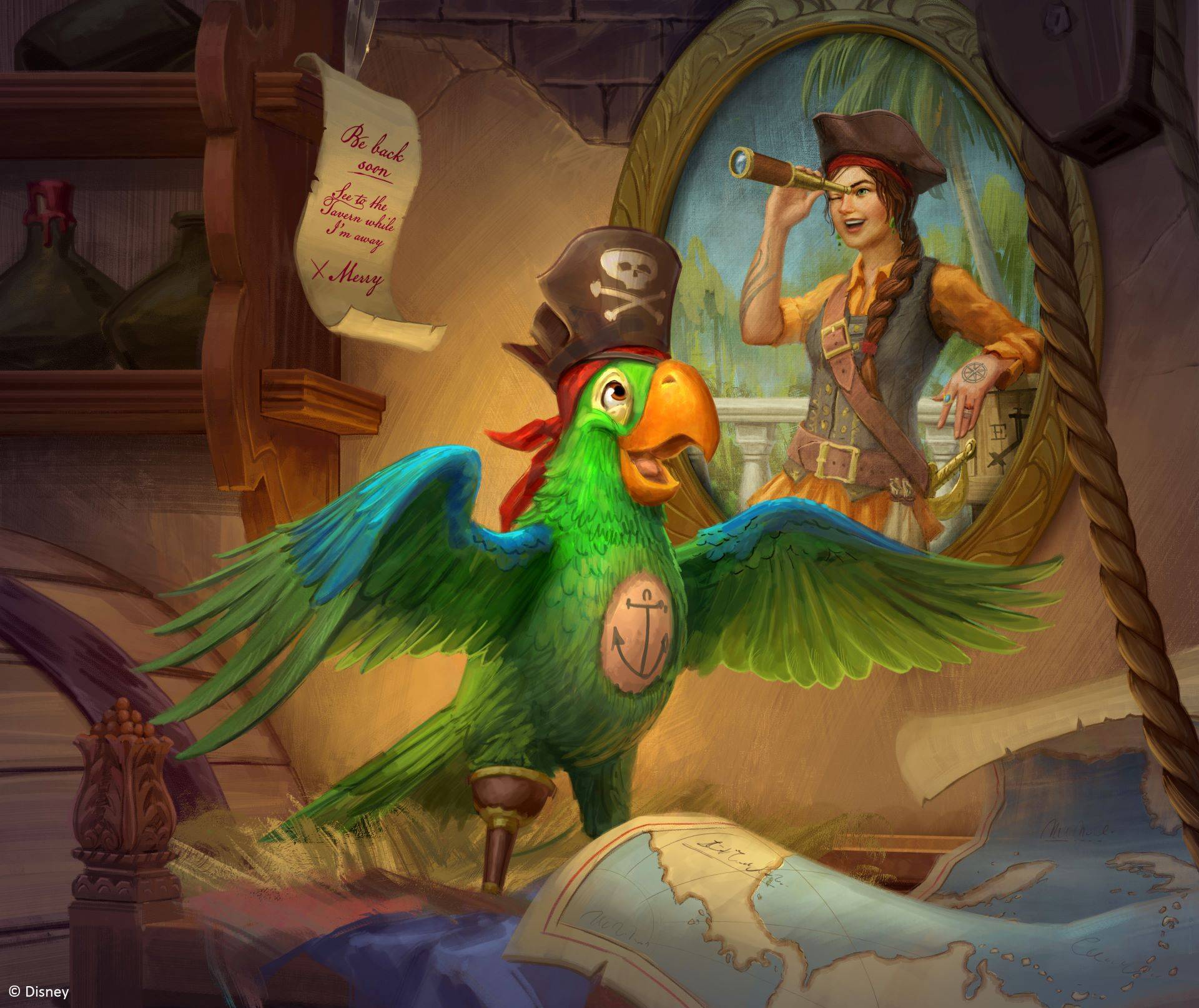 The Beak and Barrel Concept Art