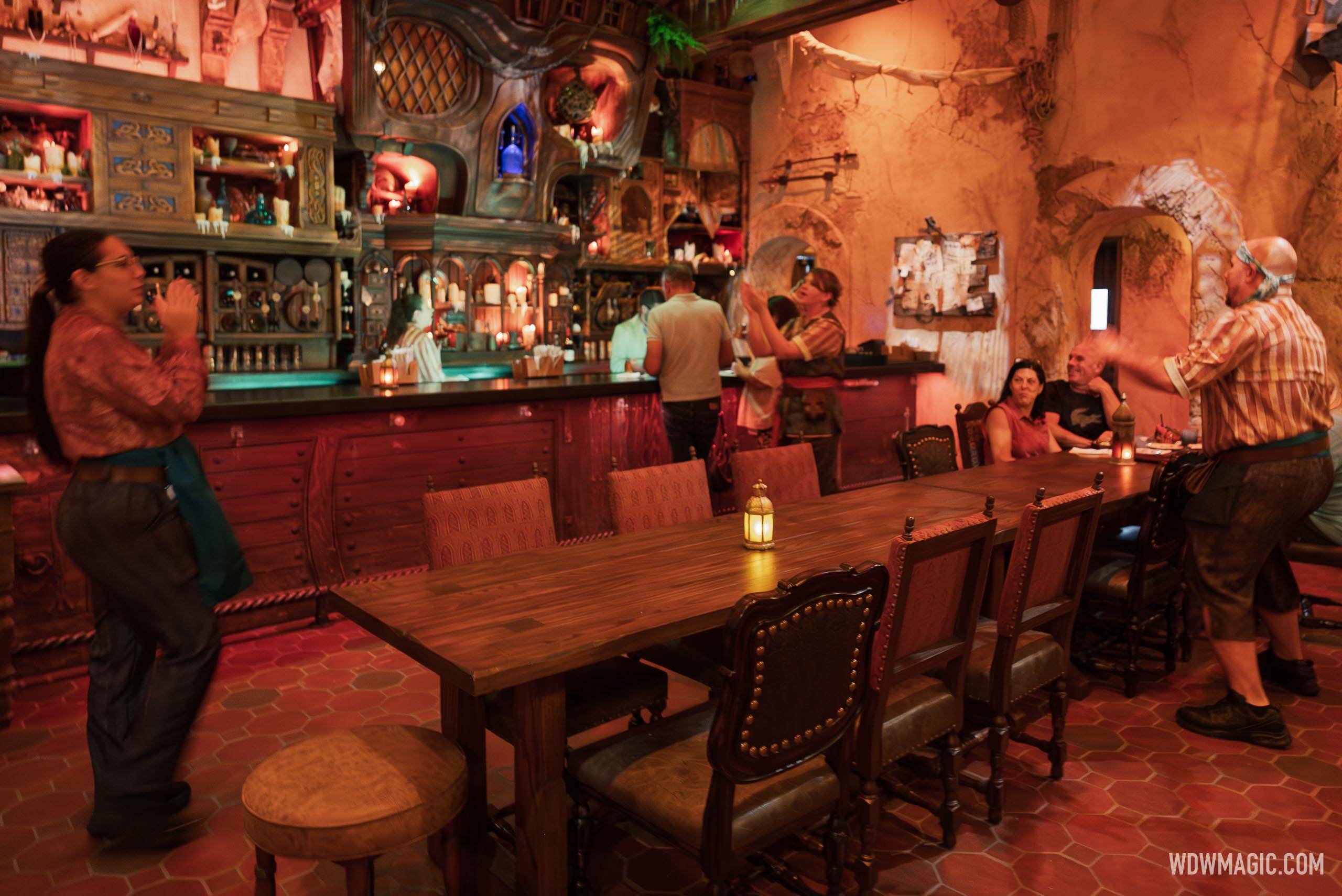 Cast Member Interaction at Beak and Barrel