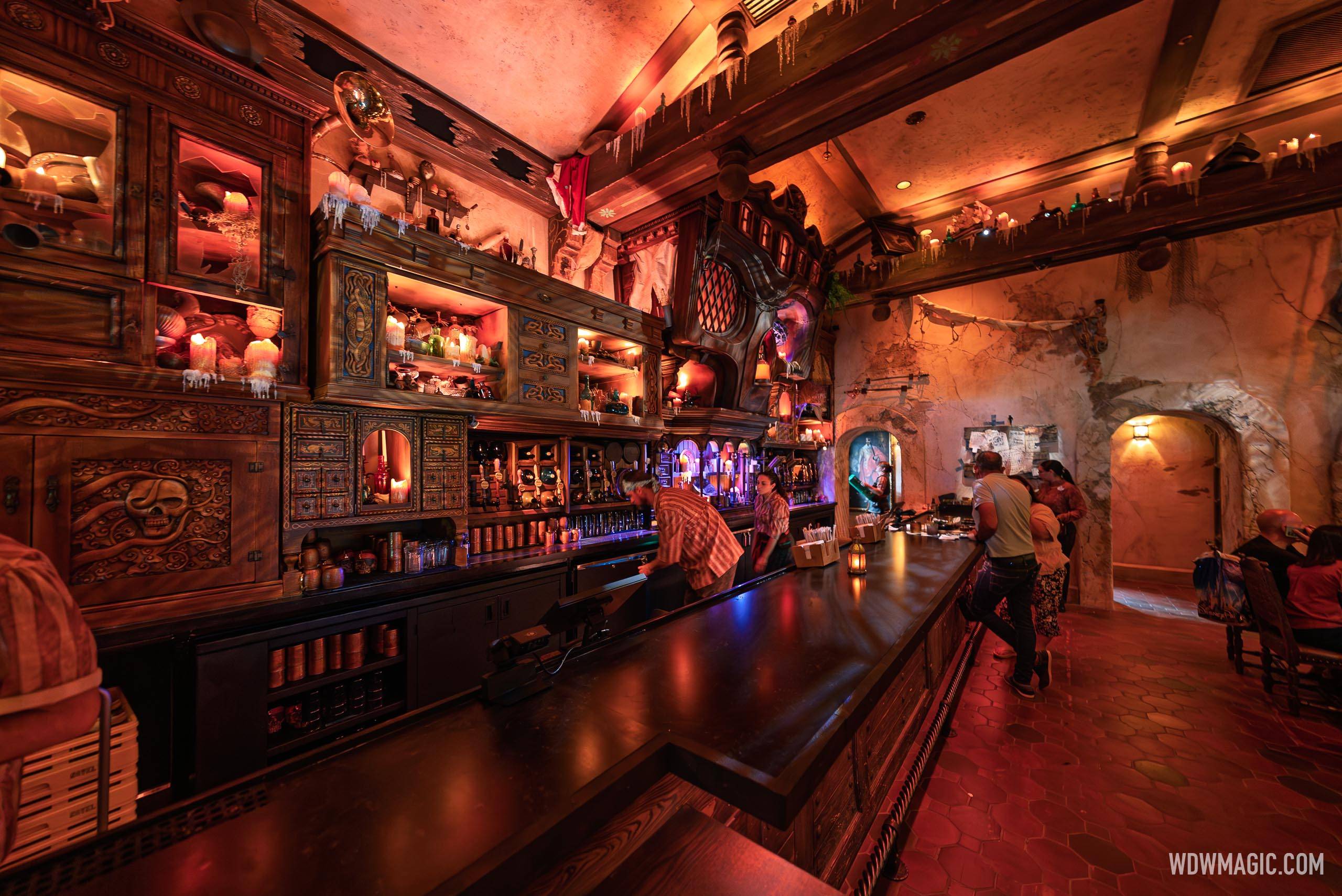 View along the Sunken Bar in The Mess