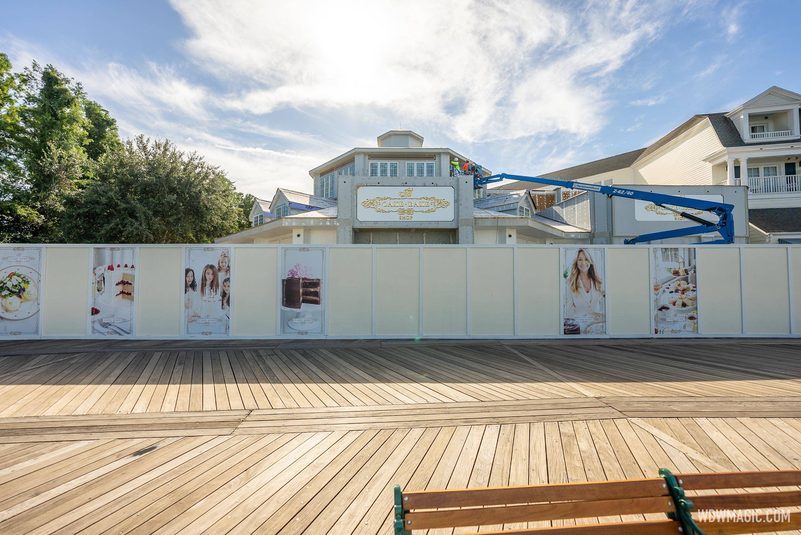 The Cake Bake Shop construction - July 20 2024