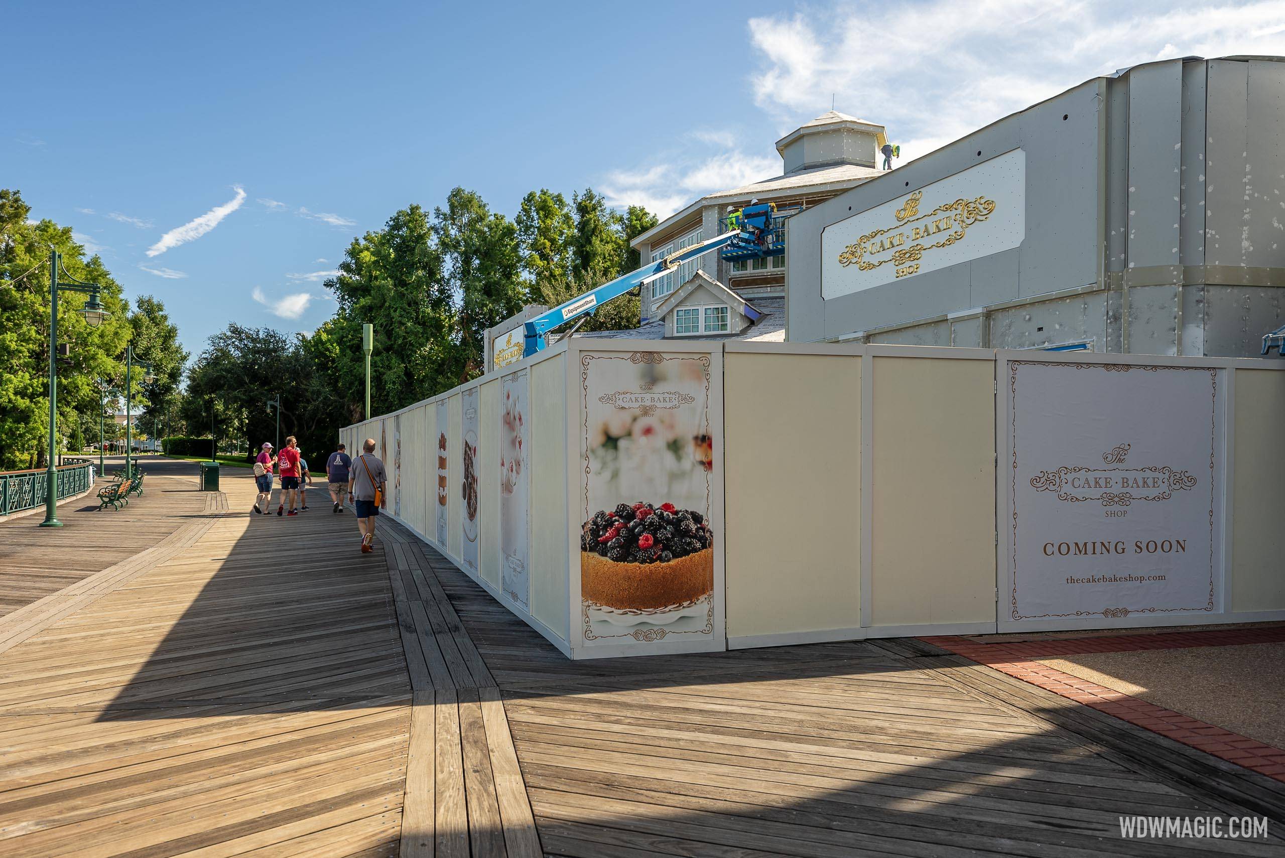 The Cake Bake Shop construction - July 20 2024