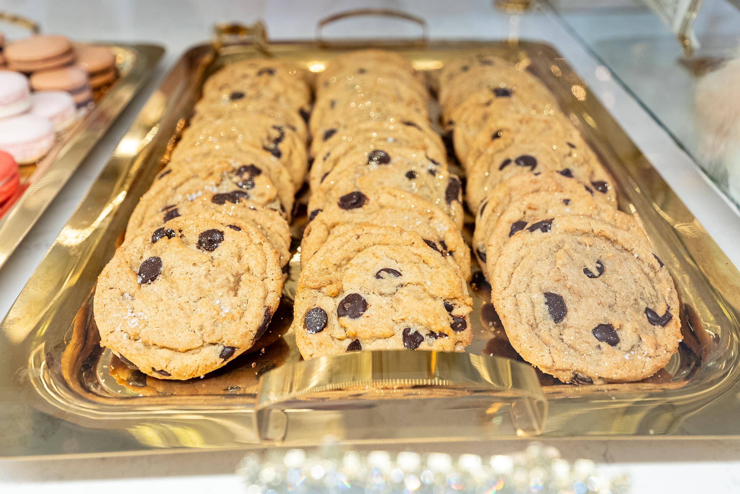 The Cake Bake Shop Bakery Chocolate Chip Cookie Display