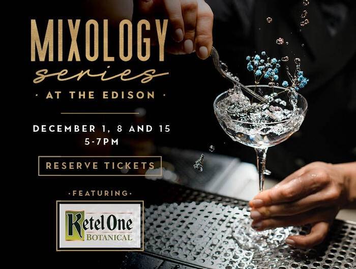 Mixology Series coming to The Edison in Disney Springs during December