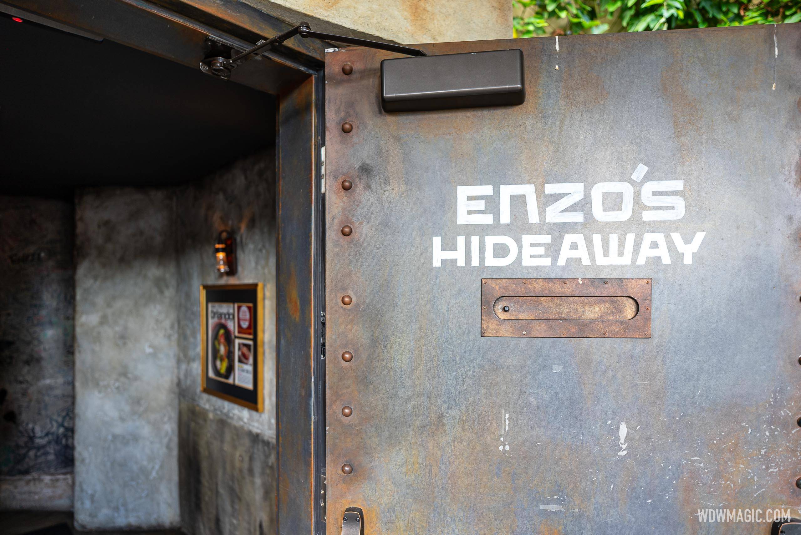 Entrance to Enzo's Hideaway
