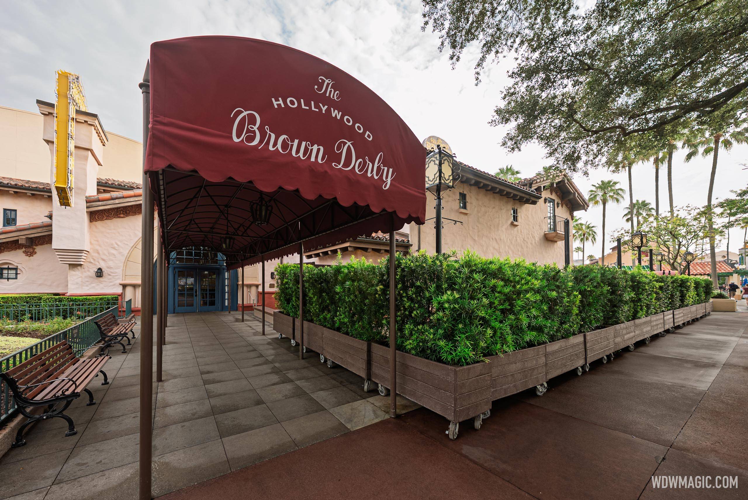 The Hollywood Brown Derby Lounge Patio Moves to Former Starring Rolls Spot During Refurb
