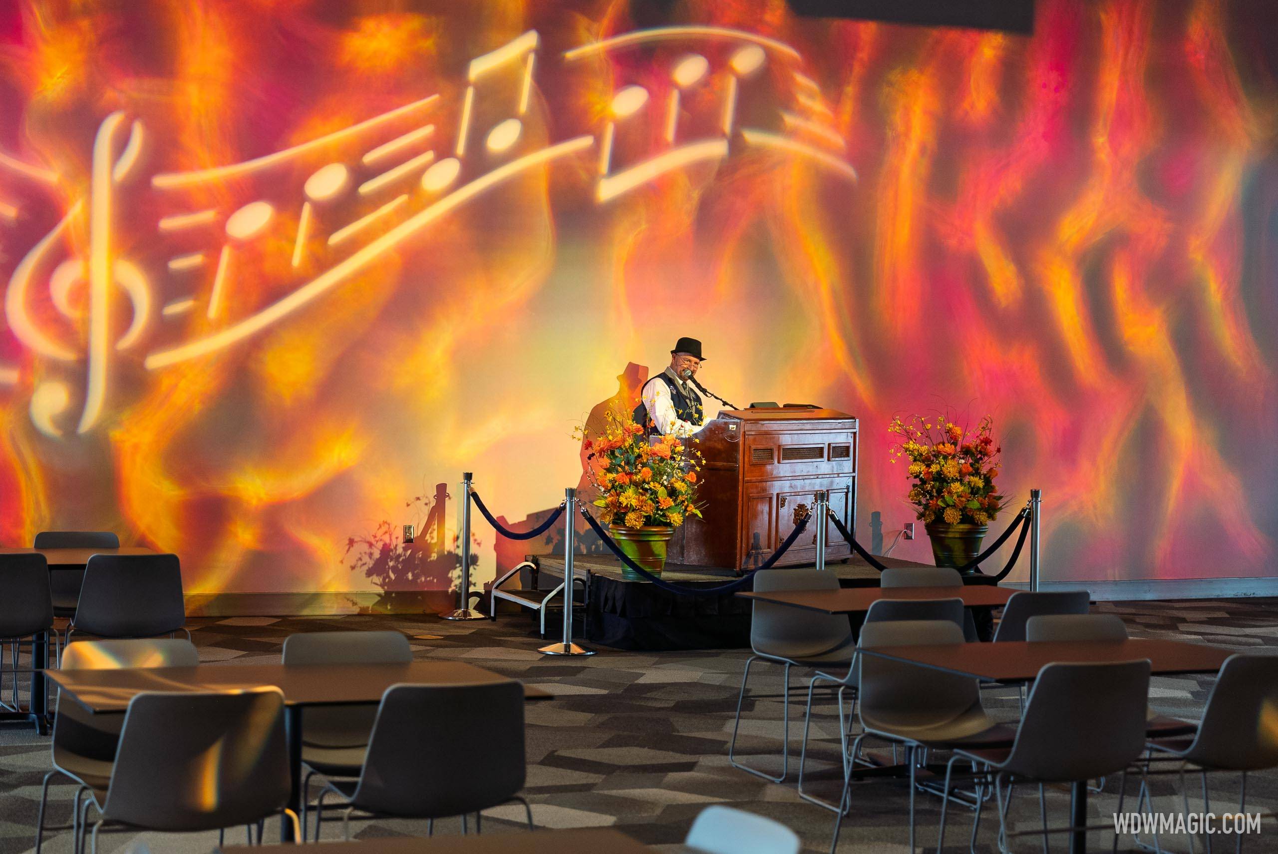 Live Music at The Odyssey: EPCOT Pianist Performs Daily Through August 10