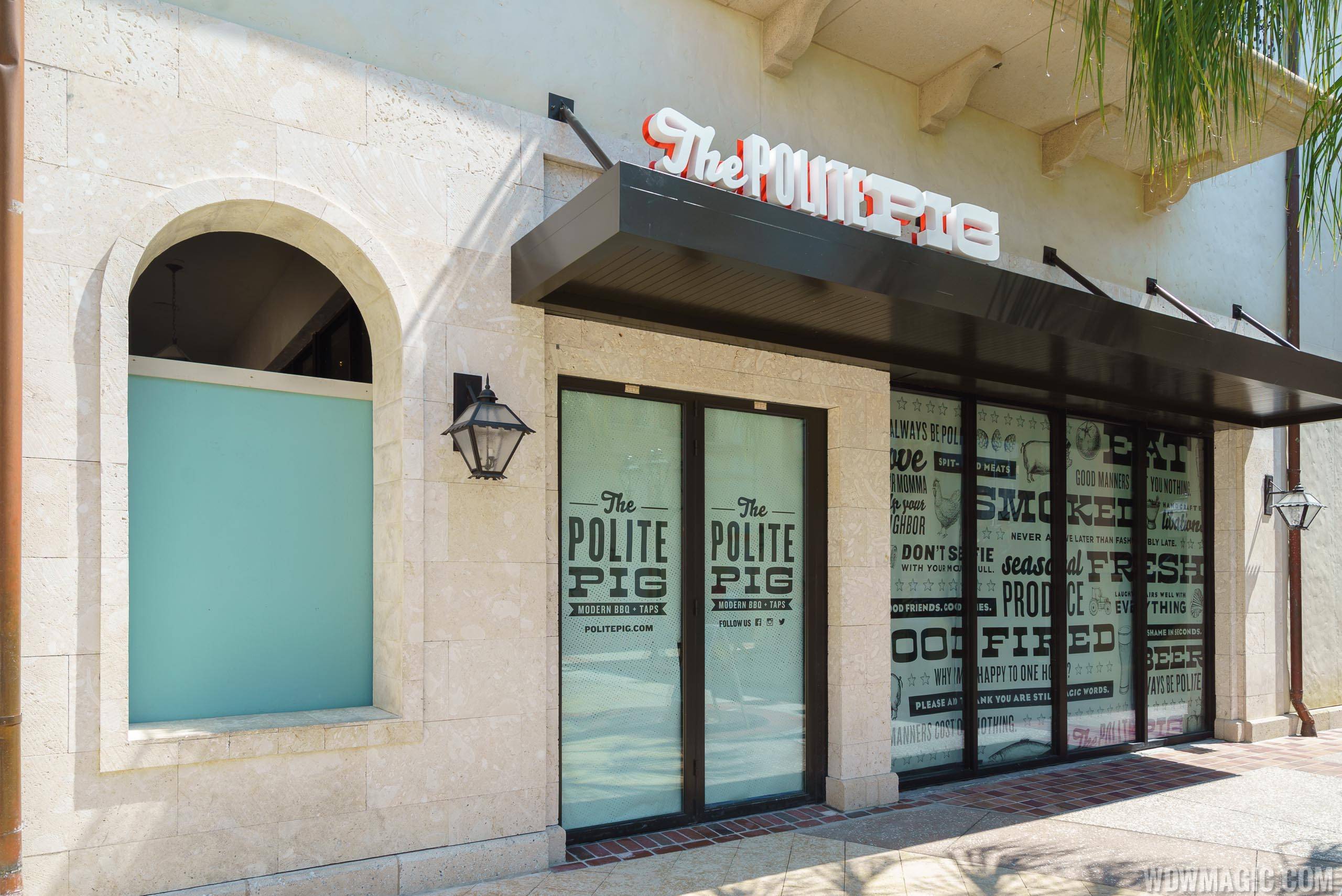 The Polite Pig opens April 10 in the Town Center at Disney Springs