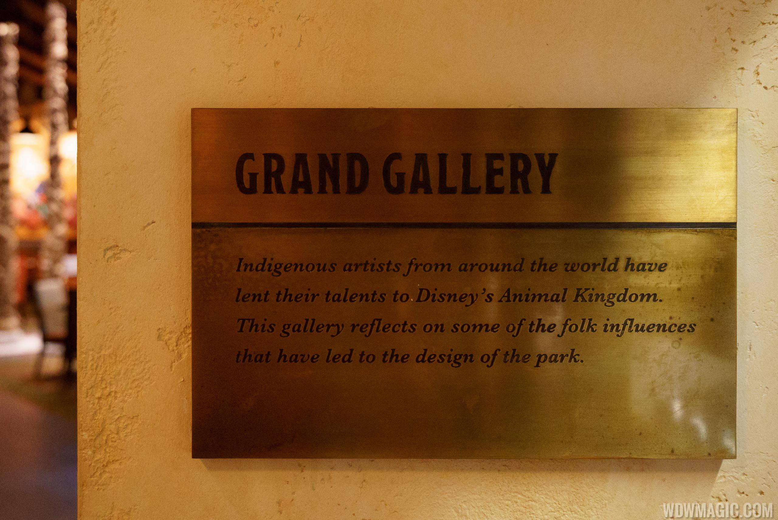 Tiffins - Grand Gallery sign