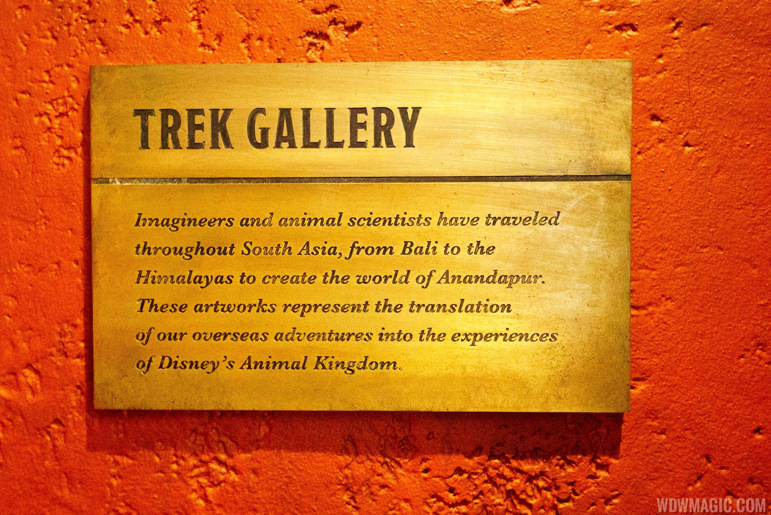 Tiffins - Trek Gallery sign