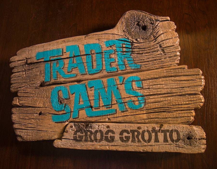 Trader Sam's Grog Grotto sign