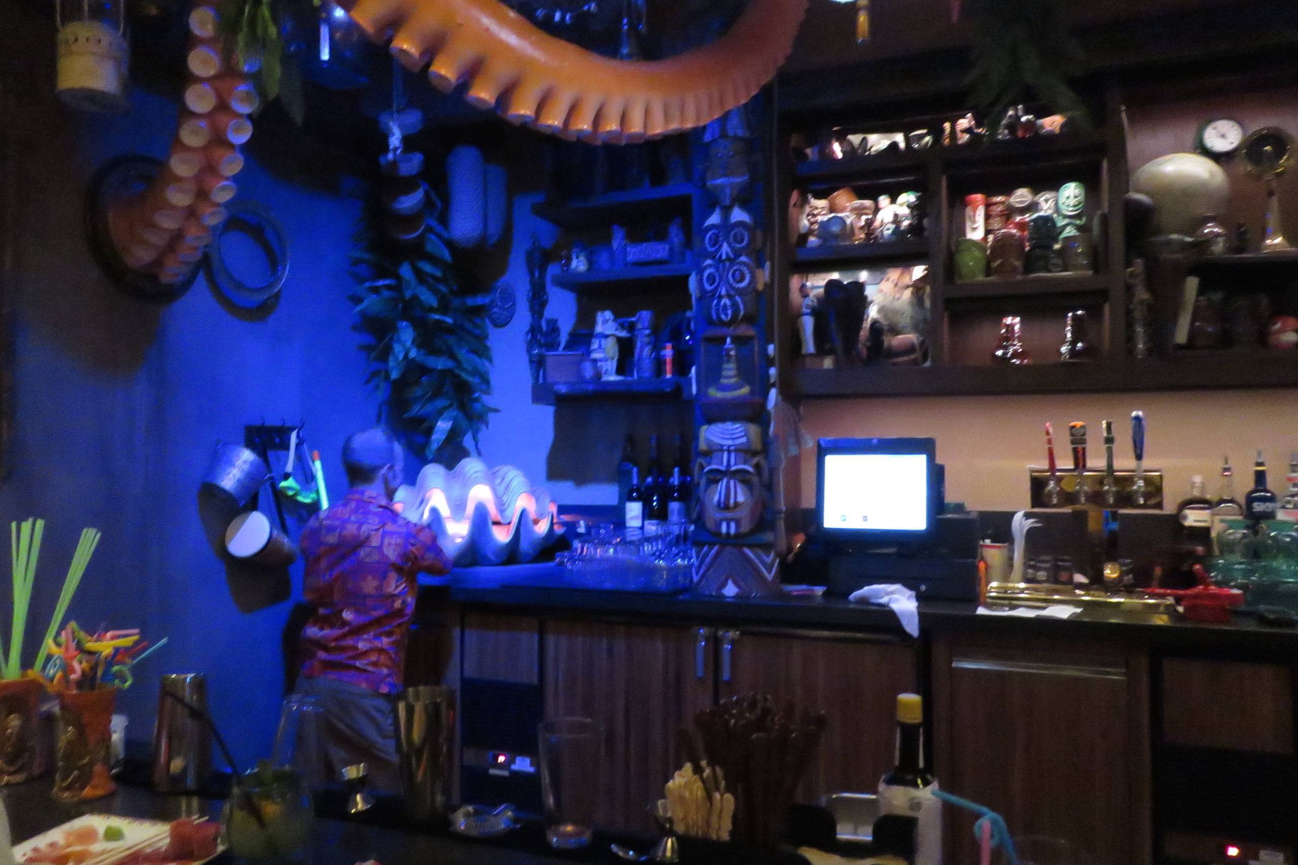 Trader Sam's Grog Grotto and Tiki Terrace opening night