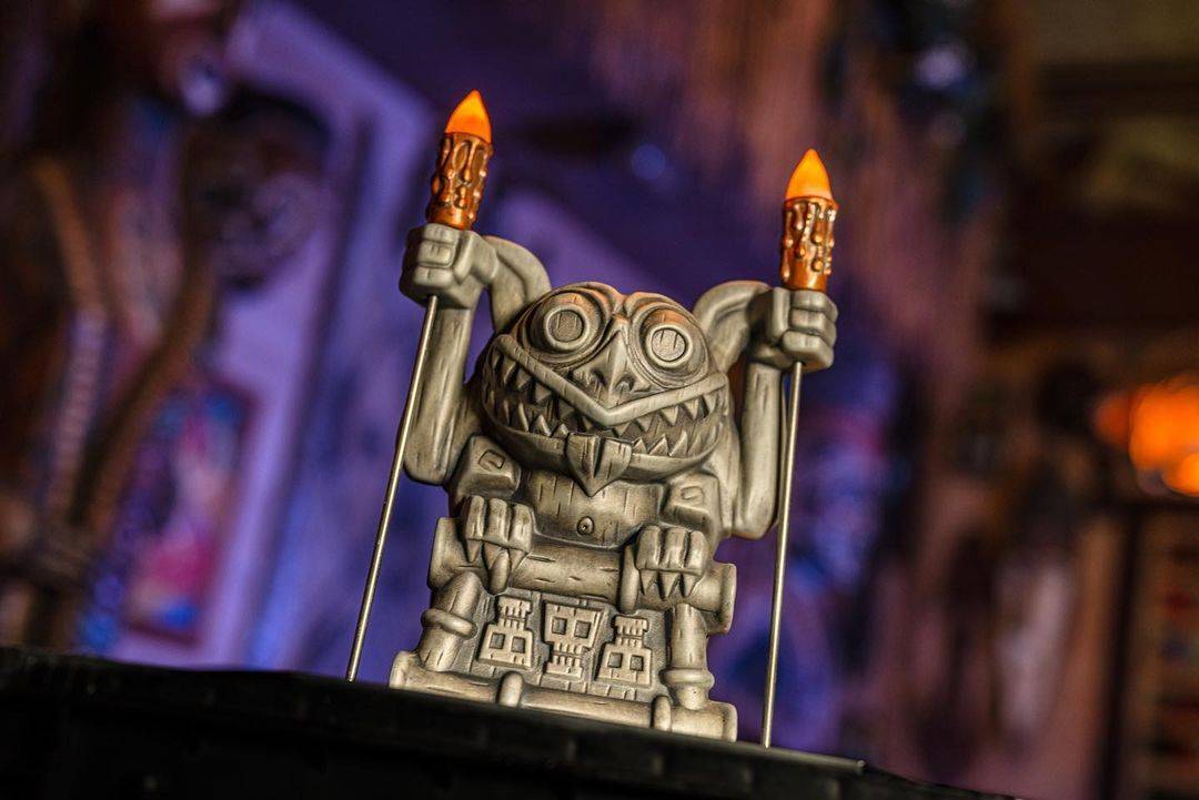 New limited time Haunted Mansion gargoyle tiki mug has materialized at Walt Disney World - wrist band required