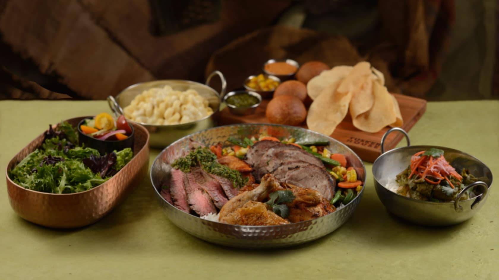 Full menu and pricing for breakfast, lunch and dinner at the soon-to-reopen Tusker House at Disney's Animal Kingdom