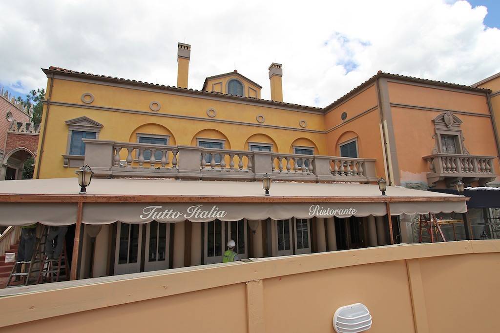 PHOTOS - Tutto Italia and Gusto construction at Epcot's Italy Pavilion