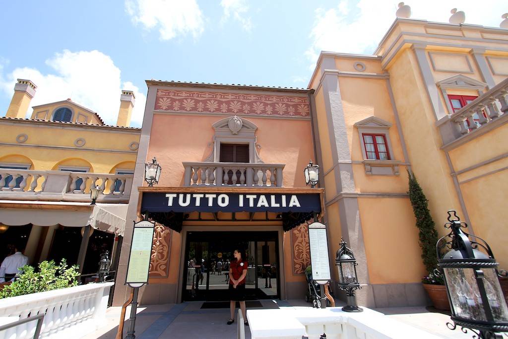 New Italy pavilion restaurant details