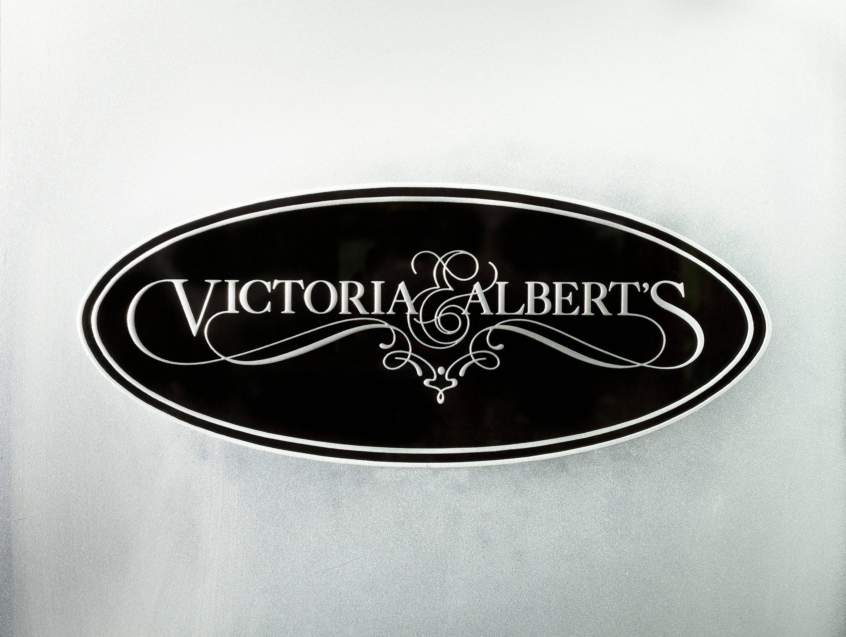 Victoria and Albert's signage