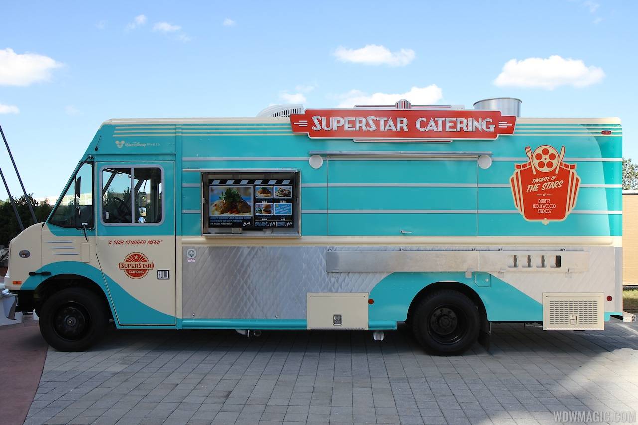 Superstar Catering food truck at Downtown Disney