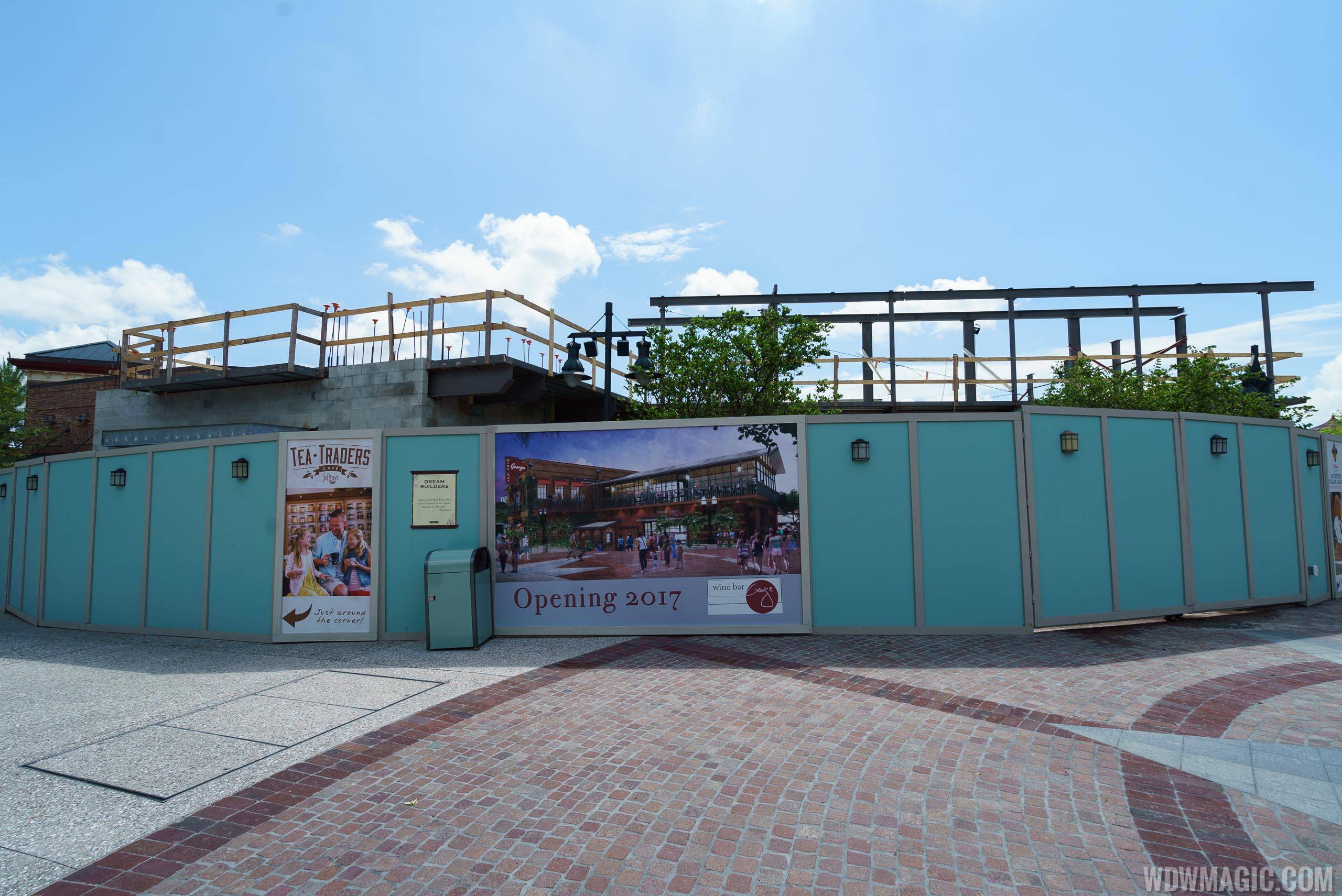 PHOTOS - Latest look at Wine Bar George under construction at Disney Springs
