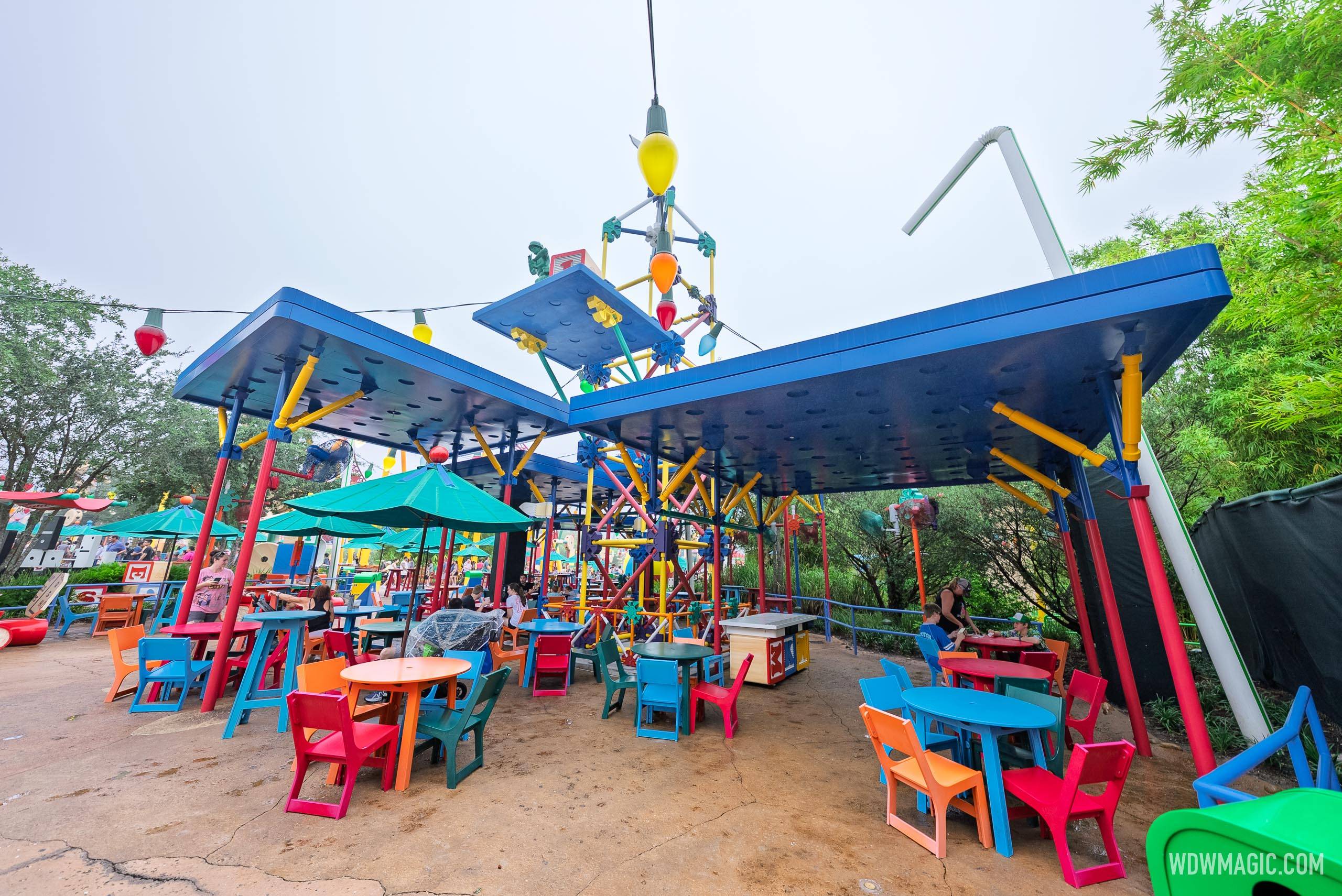 Woody's Lunch Box and New Snack Kiosk construction - July 2025