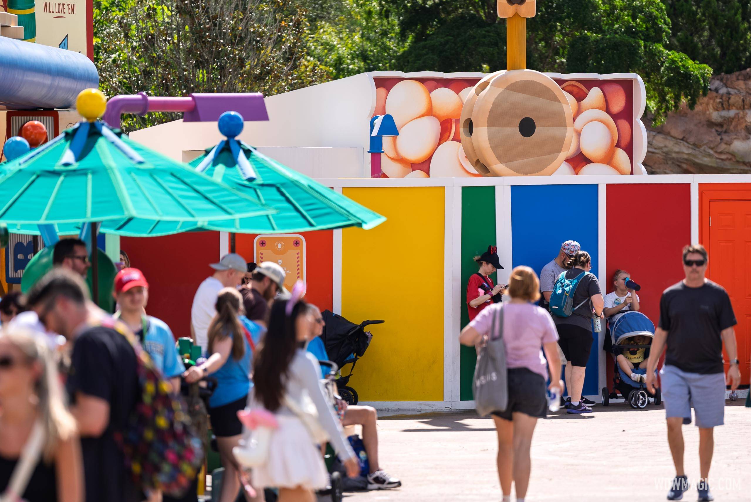 New Toy Story Land Snack Kiosk construction - October 2025