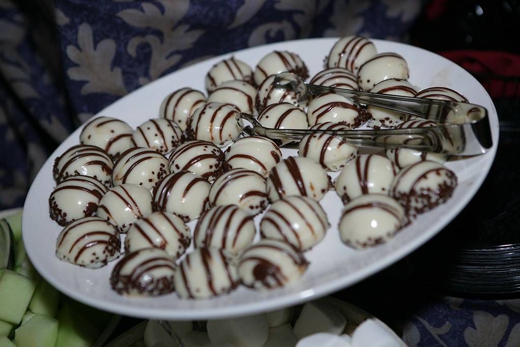 Zebra Domes at an Epcot Dessert party