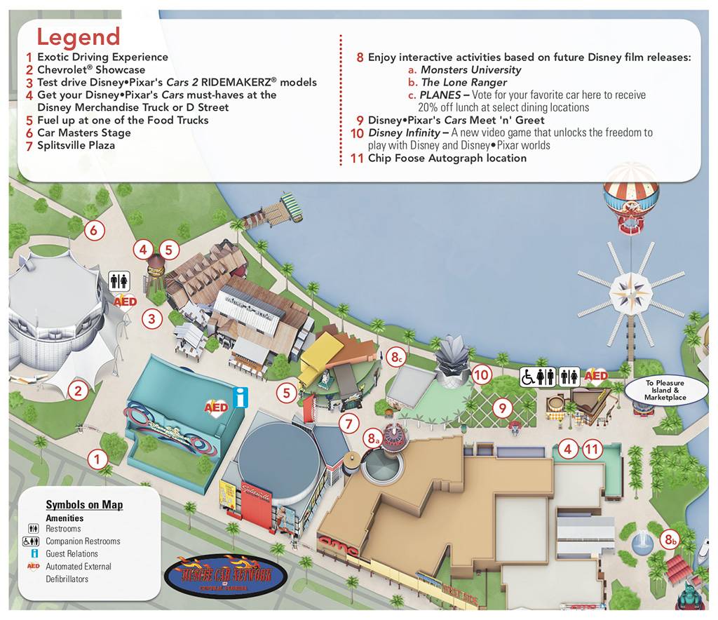 Car Masters Weekend 2013 Guide Map