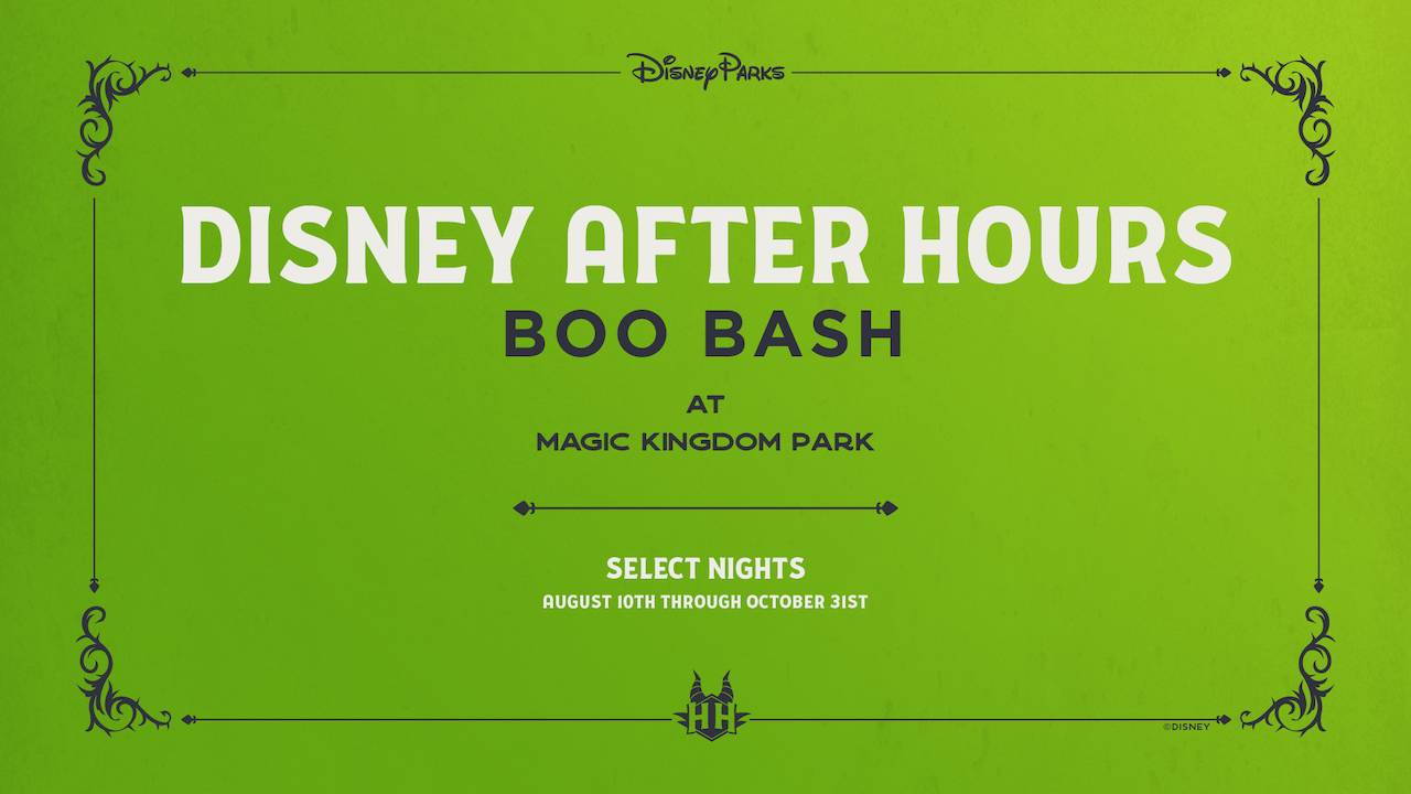 Disney After Hours BOO BASH