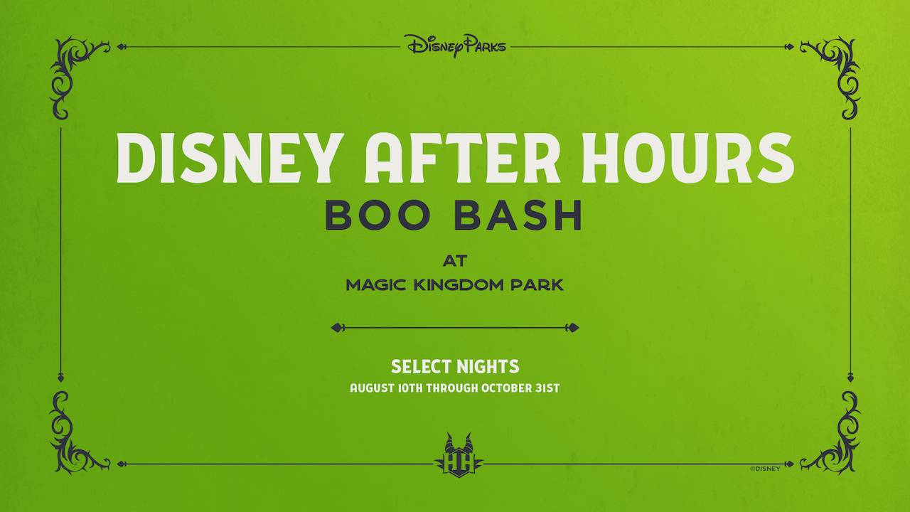 Disney After Hours Boo Bash