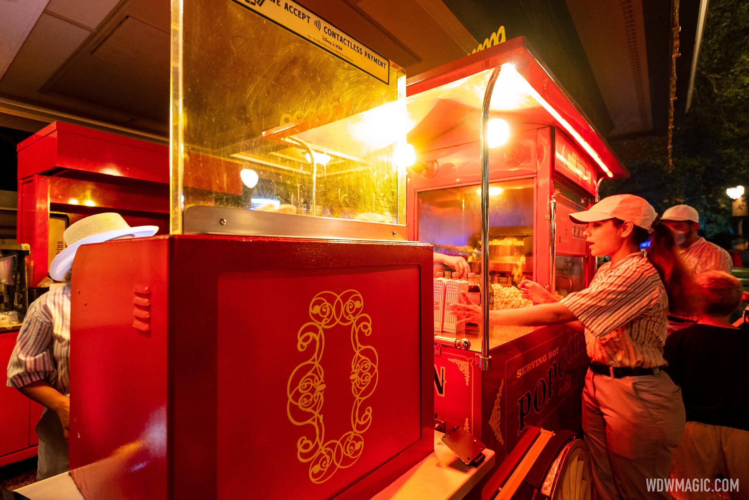 Snack kiosks are available for complimentary water, soda and ice cream during Disney After Hours BOO BASH