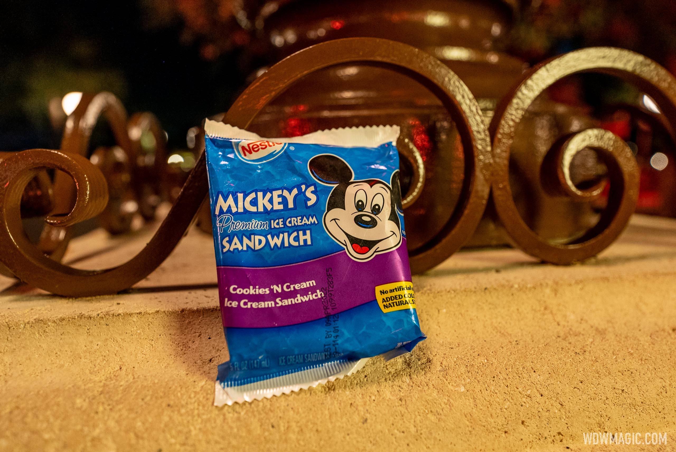 Mickey Ice Cream Sandwich at Disney After Hour BOO BASH