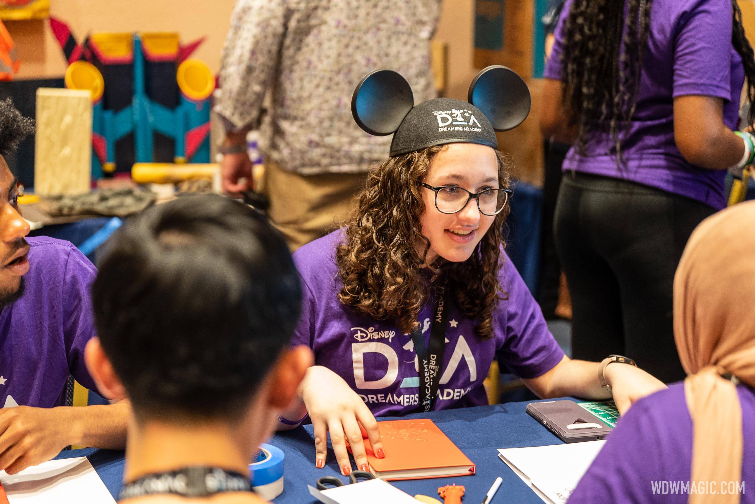 Maria Maione,&nbsp;2023 Disney Dreamers Academy Dreamer of the Year taking part on the Disney Imagineering Deep Dive workshop