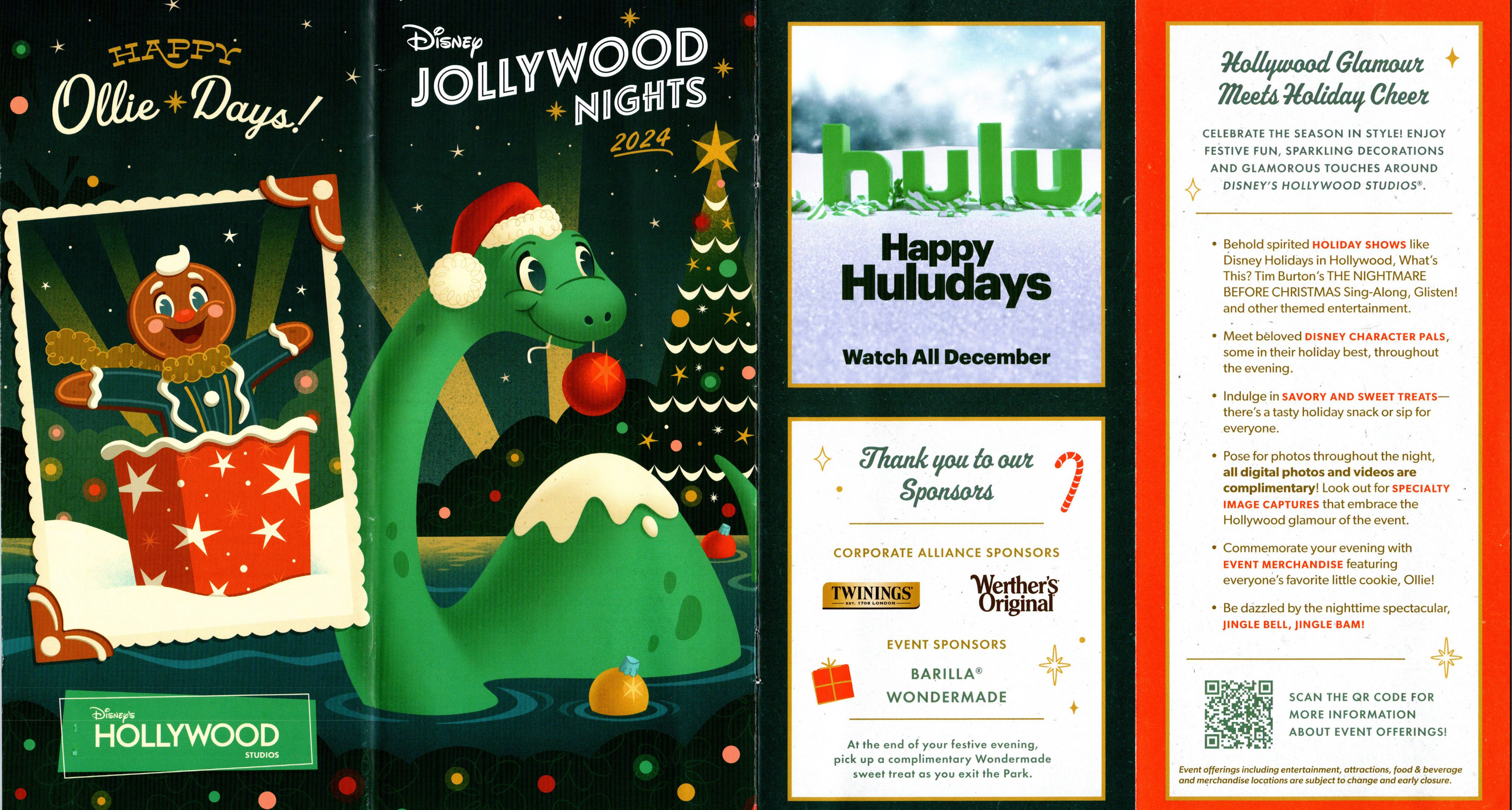 Disney Jollywood Nights Guidemap 2024