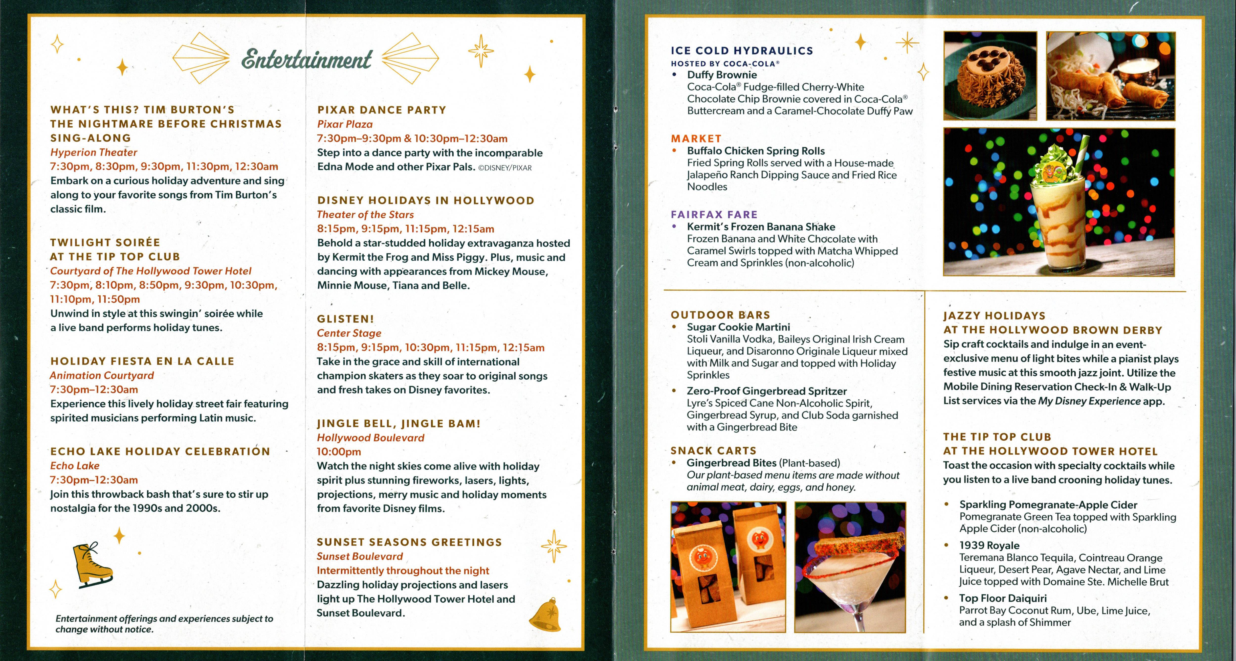 Disney Jollywood Nights Guidemap 2024