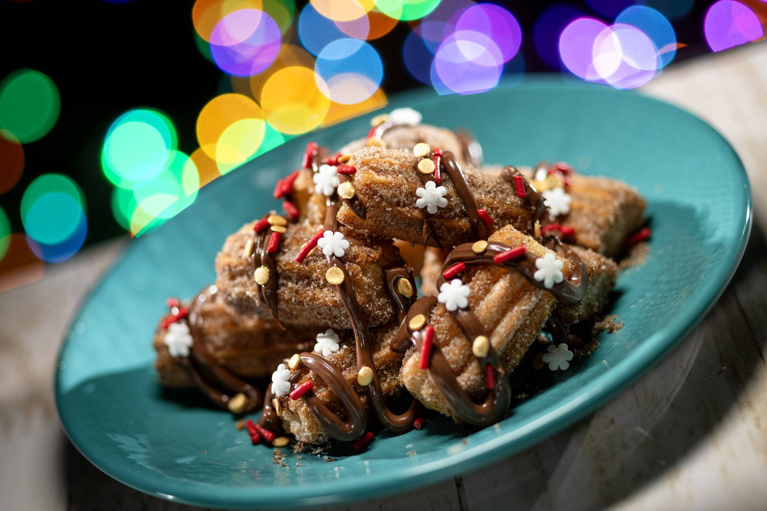 Jolly Gingerbread Mini Churros