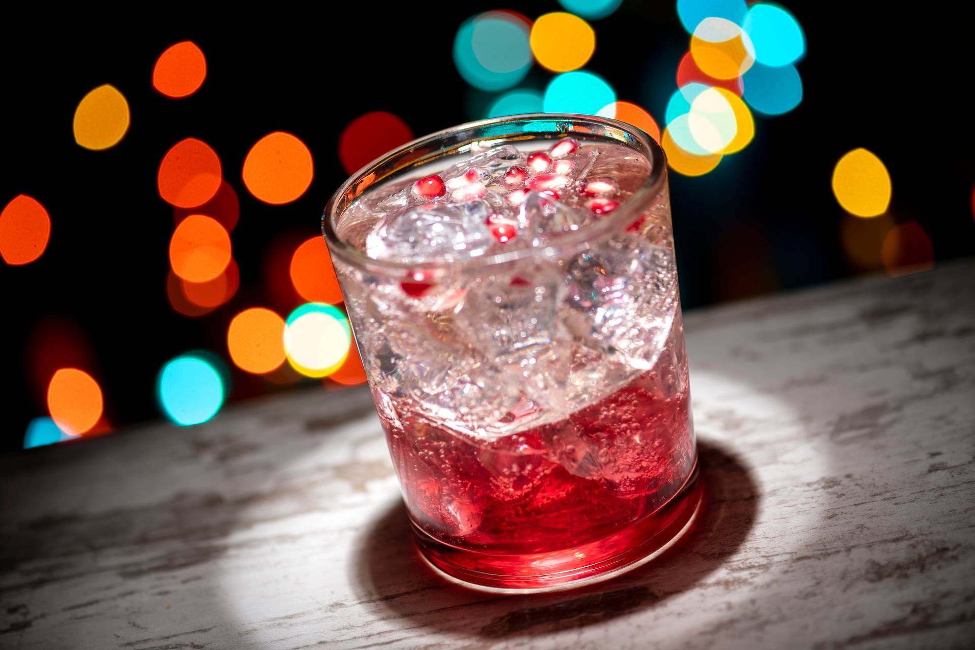 Sparkling Pomegranate-Apple Cider: