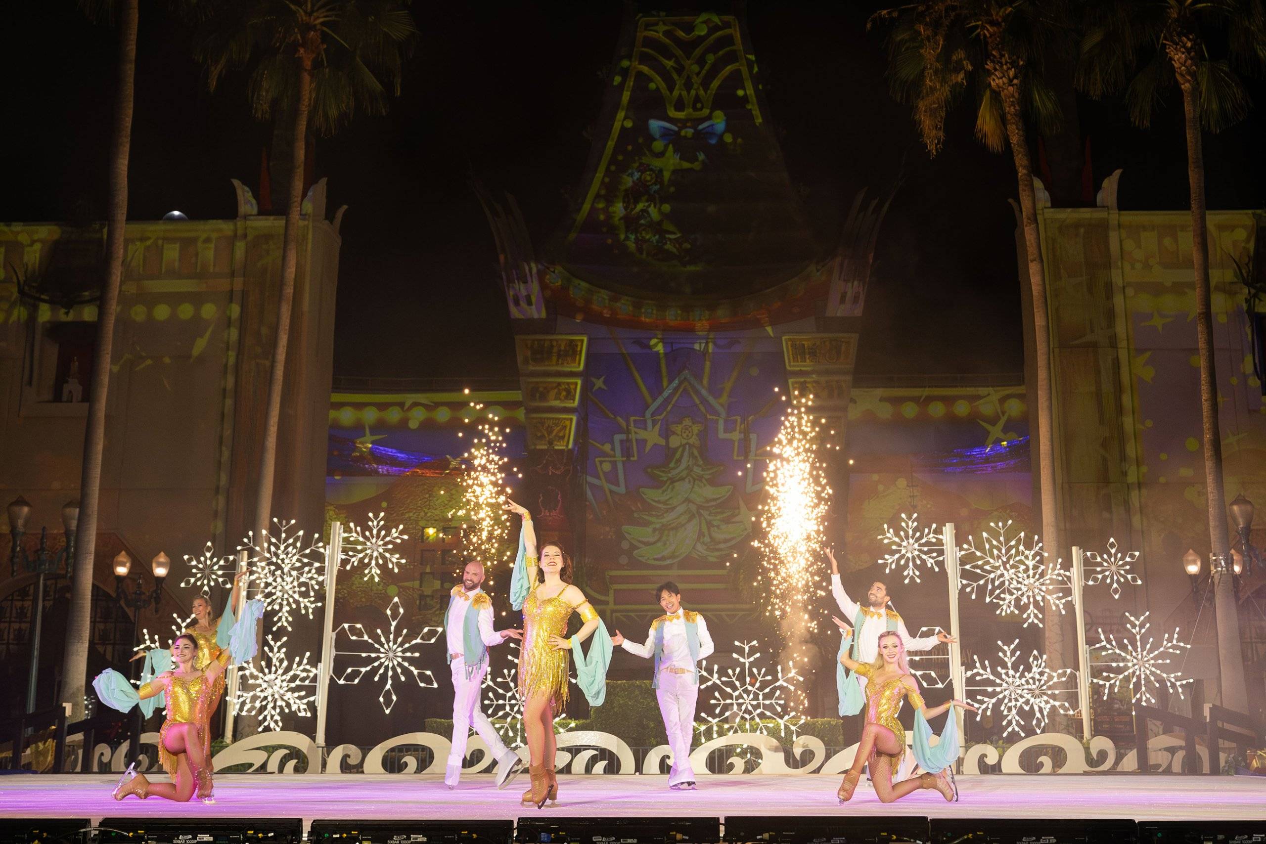 Disney Shares First Look at Updated Glisten! Skating Show for Jollywood Nights 2025