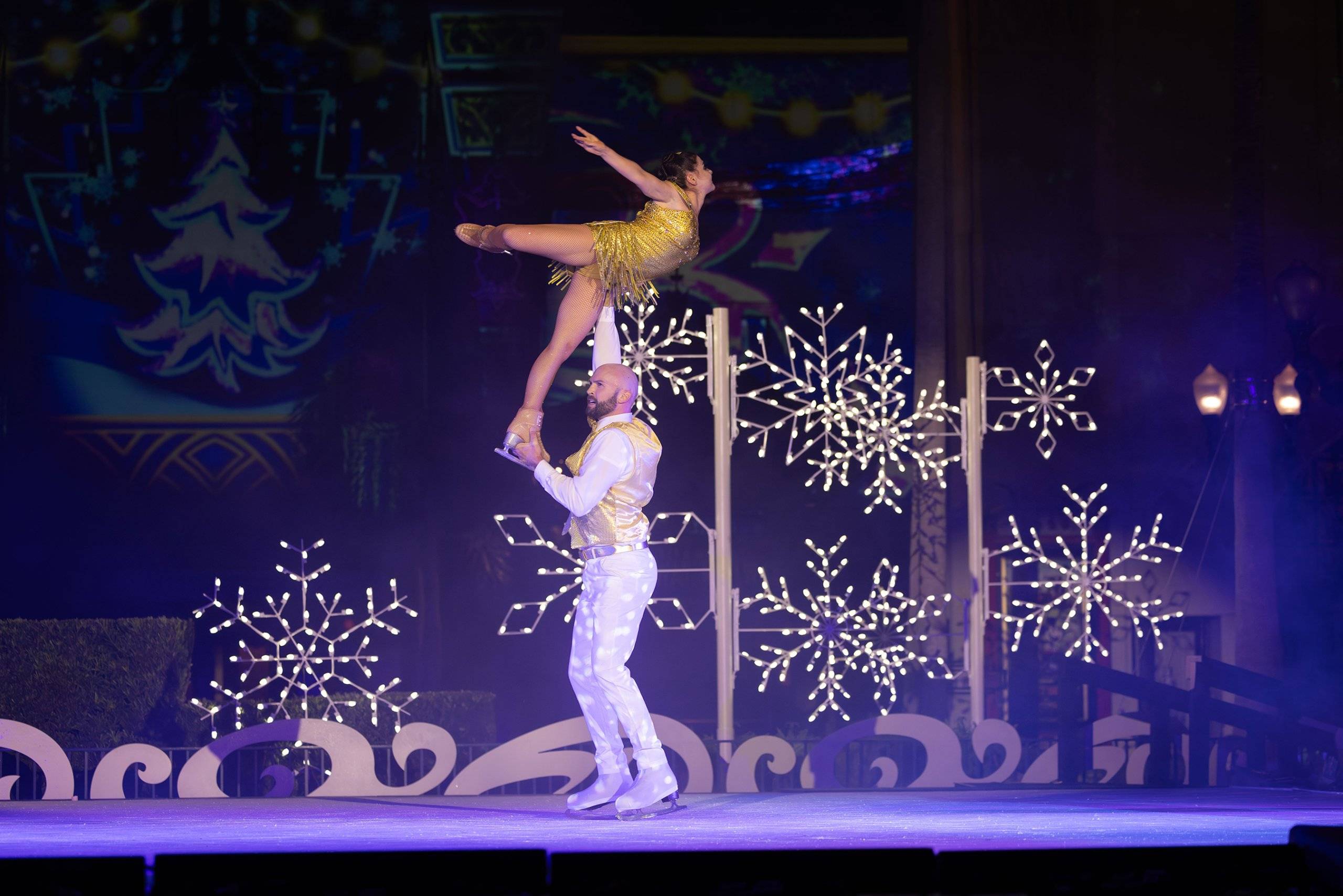 Disney Shares First Look at Updated Glisten! Skating Show for Jollywood Nights 2025