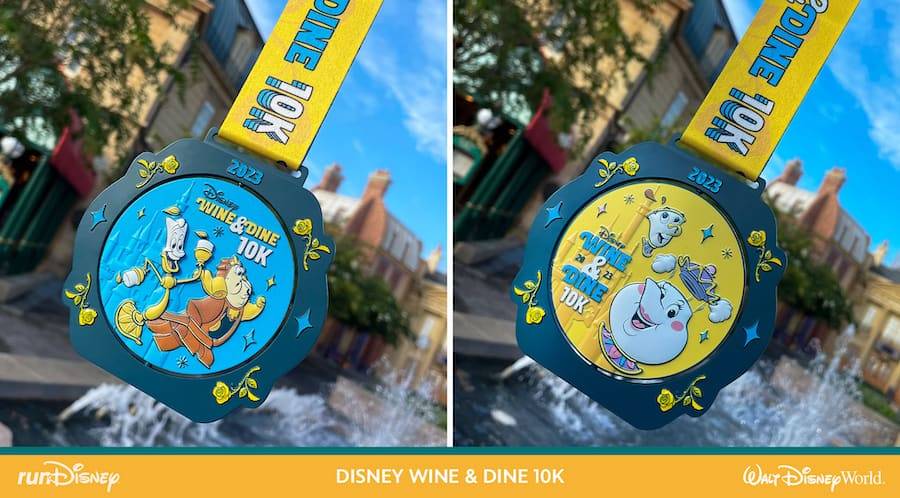Figment and Encanto Medals revealed for 2023 Disney Wine and Dine Half Marathon Weekend