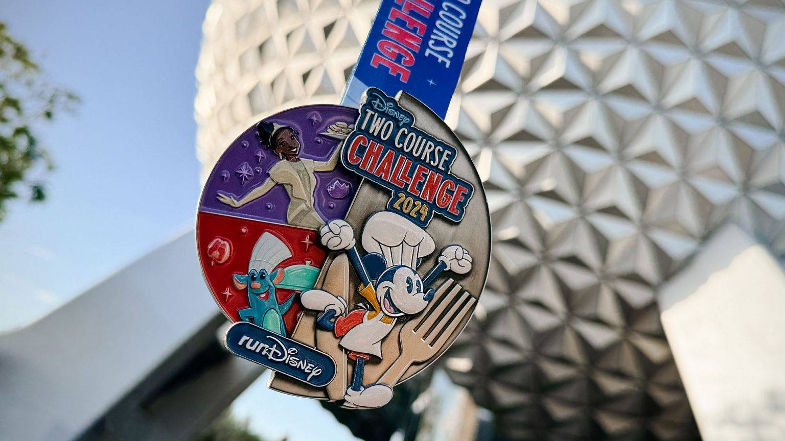 2024 Disney Wine and Dine Two Course Challenge &nbsp;medal