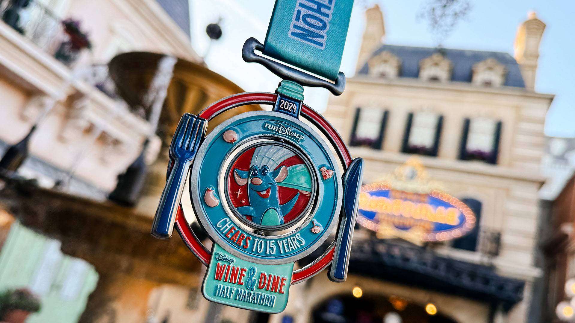 2024 Disney Wine and Dine Half Marathon medal