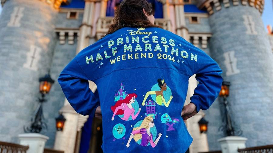 2024 runDisney merchandise for the Princess Half Marathon Weekend 2024