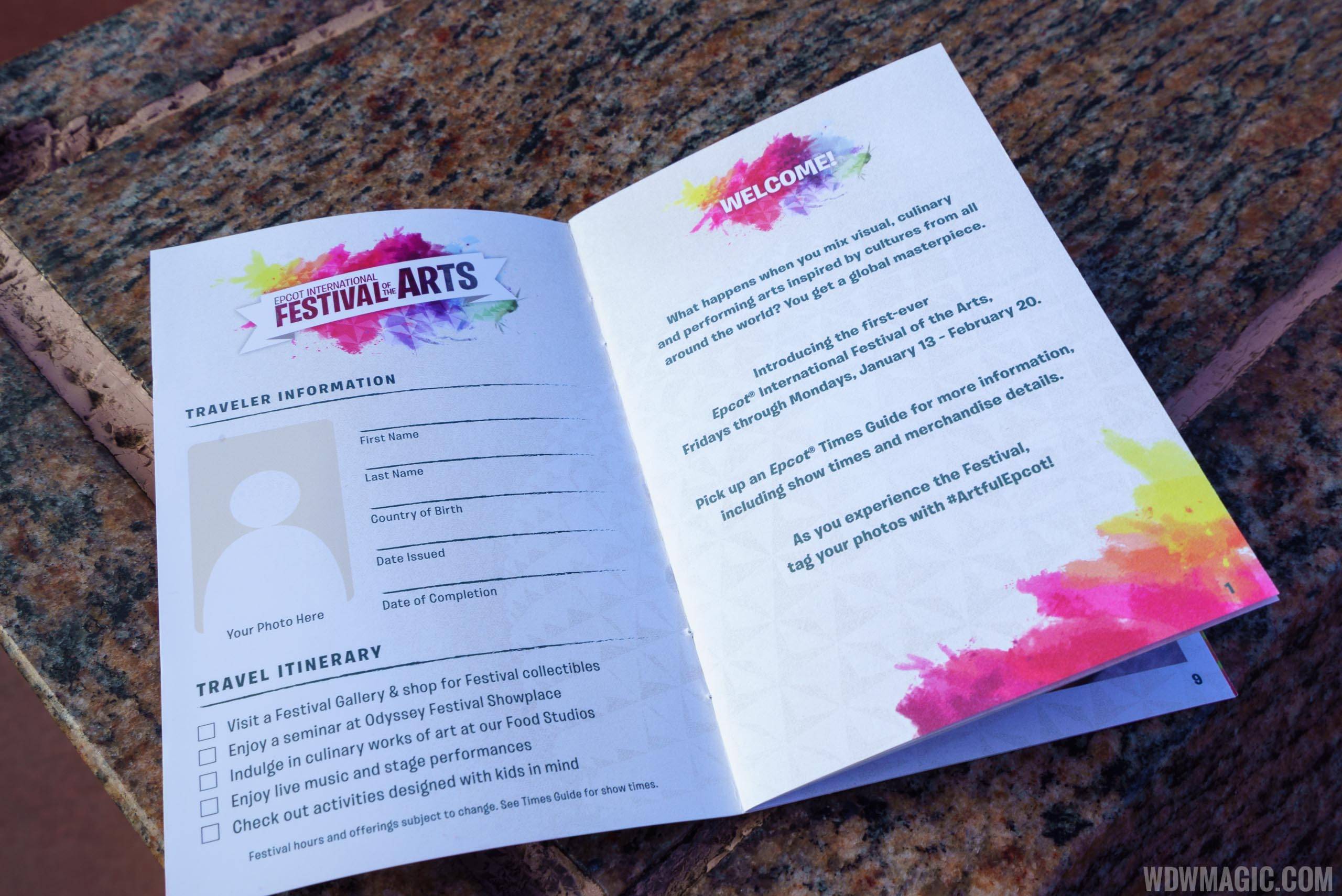 Epcot Festival of the Arts - Passport