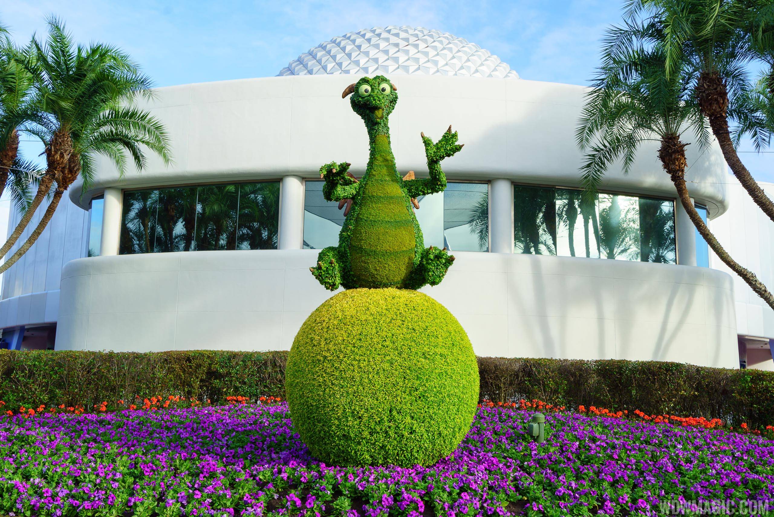 Epcot Festival of the Arts - Figment Topiary